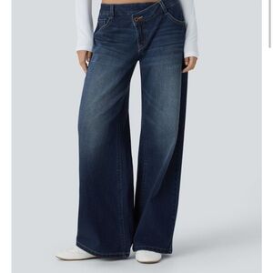 Halara Flex asymmetric low-rise baggy wide-leg